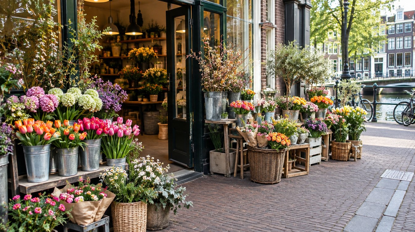 Bloemist in de buurt: verse bloemen bij de zaak