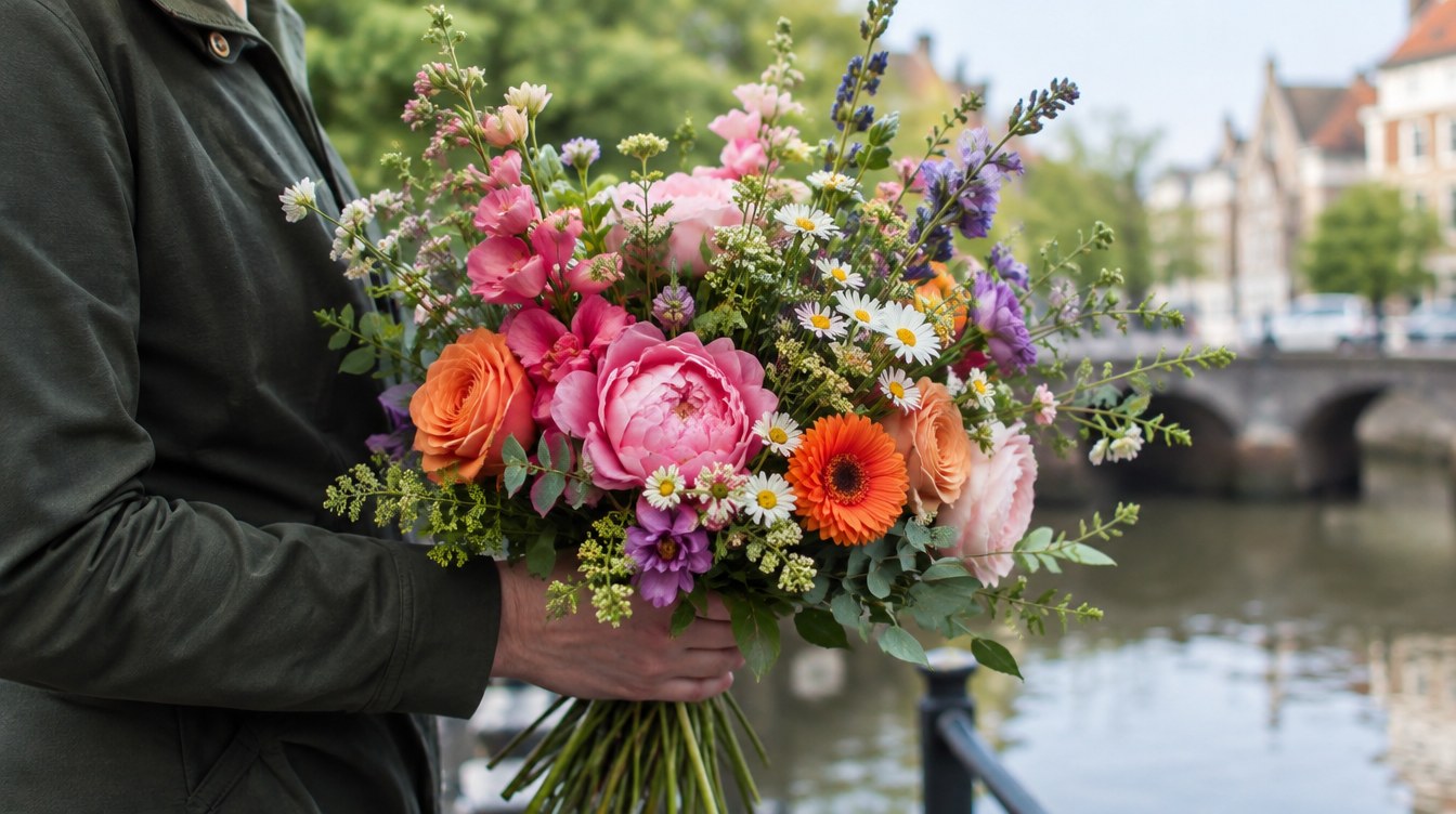Boeket tips: handgebonden boeket